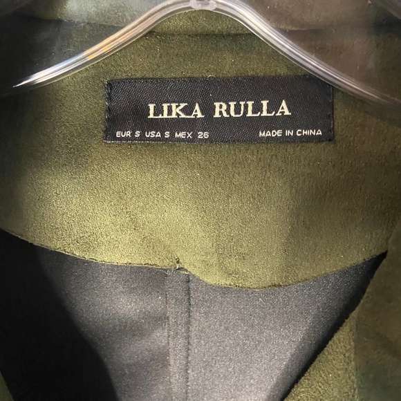 LIKA RULLA Suede Jacket, US Sz. Small - Picture 4 of 4
